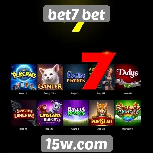 Variedade de jogos oferecidos na plataforma bet7 bet